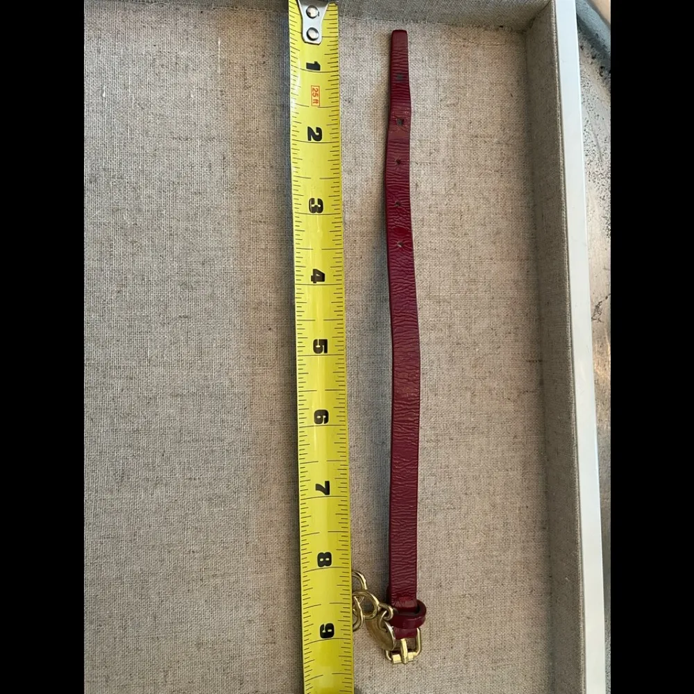 S & D red patent bracelet - Image 4