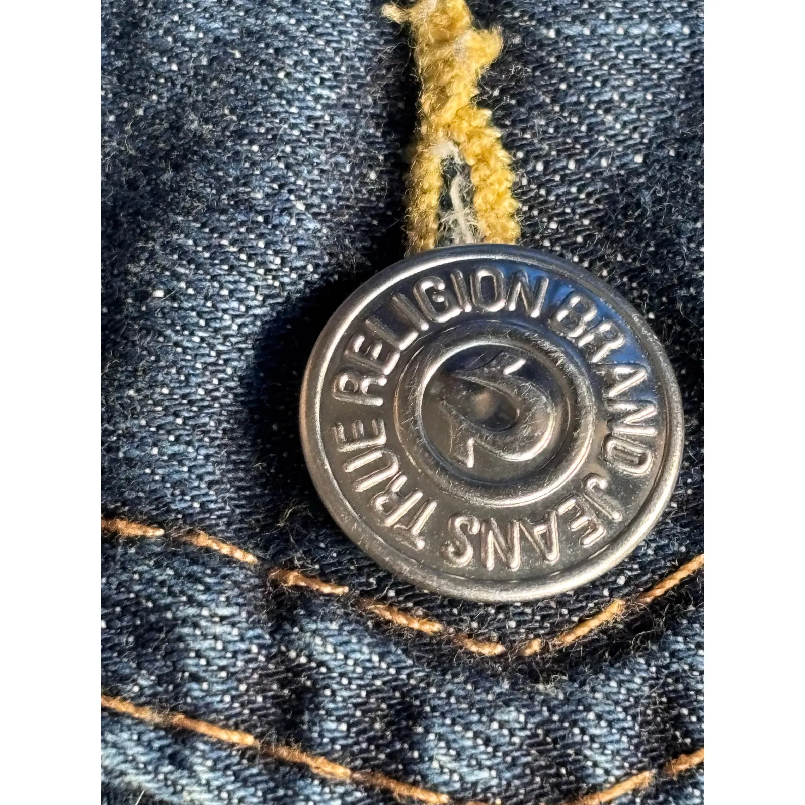 Vintage Y2K True Religion Becky Bootcut Jeans Flap Pocket Made In USA Bohemian - Image 4