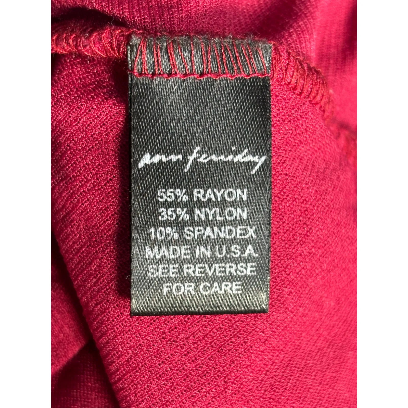 Vintage Y2K Ann Ferriday Burgundy Lace Mesh Top Small Romantic Ribbon Bow Sheer Red - Image 10