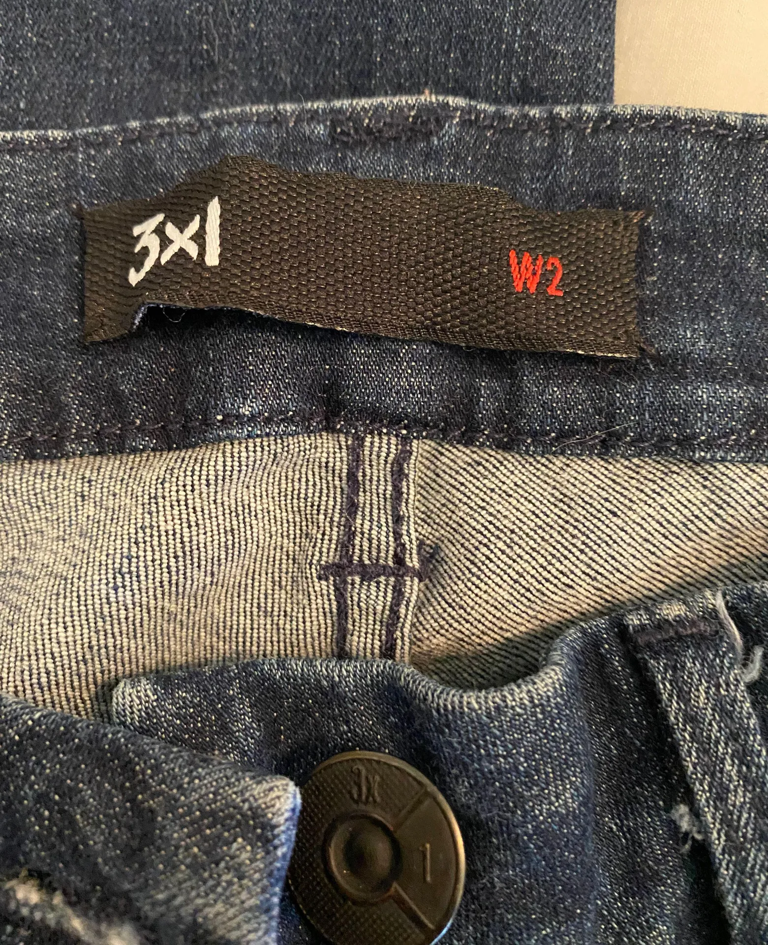 3x1  Dark Blue Jeans - Image 2