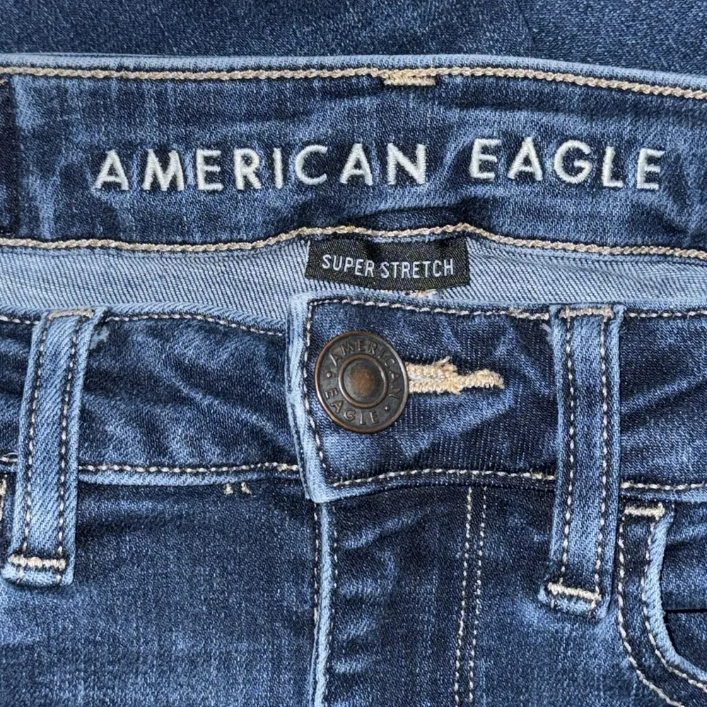 American Eagle Super Stretch Hi-Rise Jegging Skinny Jeans Women’s 00 Short Dark - Image 7