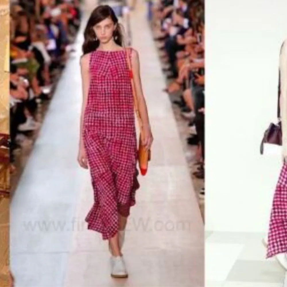 Tory Burch Silk Sonda Dress Runway Tea Length Sz 0 - Image 5