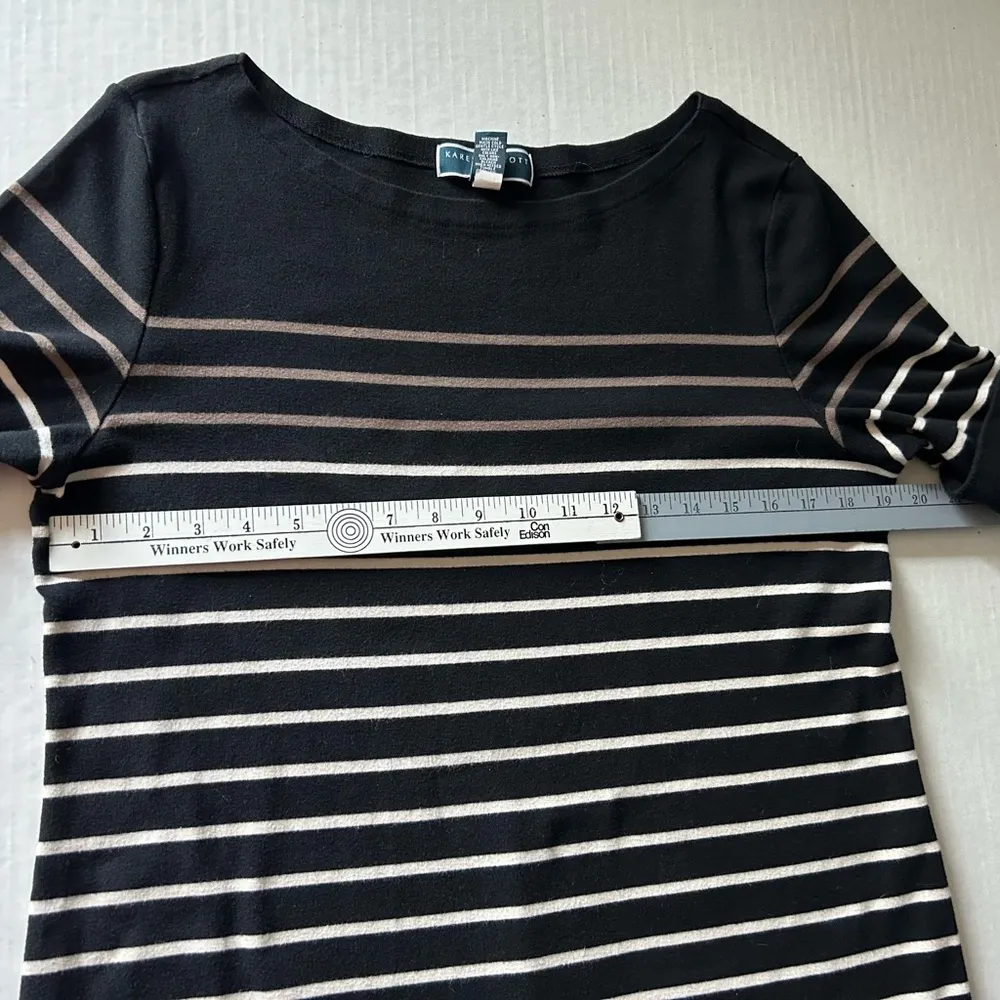 Karen Scott 100% cotton boat neck tee shirt dress size Extra Large - Image 5