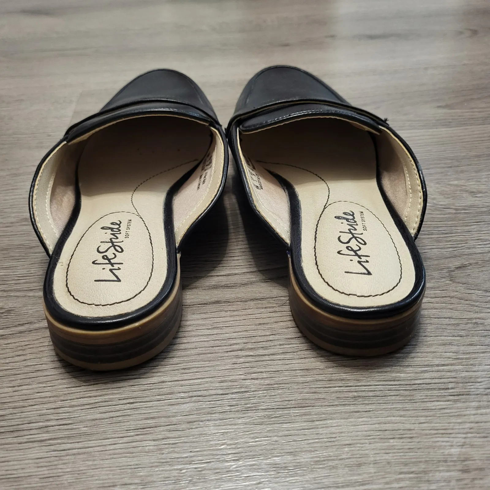 LifeStride Margot Slide Women Black Loafer Mule Shoes size 6 Business Casual - Image 5