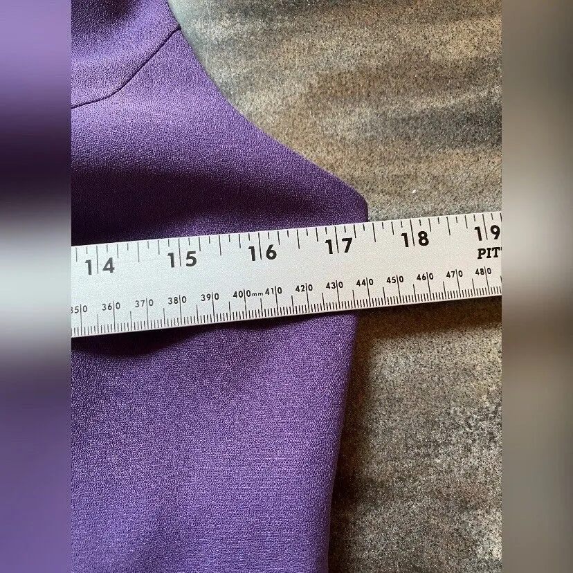 Vera Wang Purple Maxi Dress - Image 3