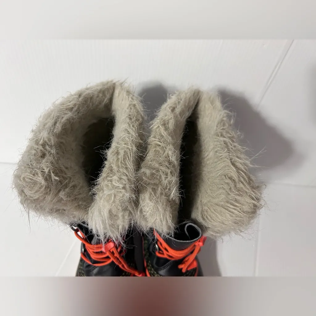 Sorel NY1858-011 suede-upper winter snow boots women size 5 - Image 9