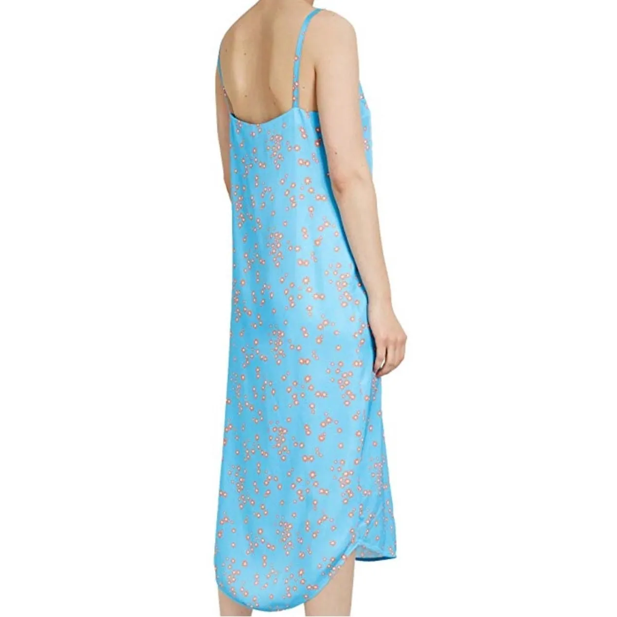 Bimba y Lola Blue Flower Daisy Print Slip Dress Size Medium - Image 6