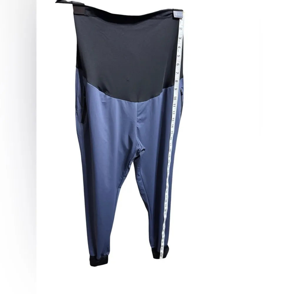 Maternity Joggers L blue with zip pockets Size undefined - Image 3