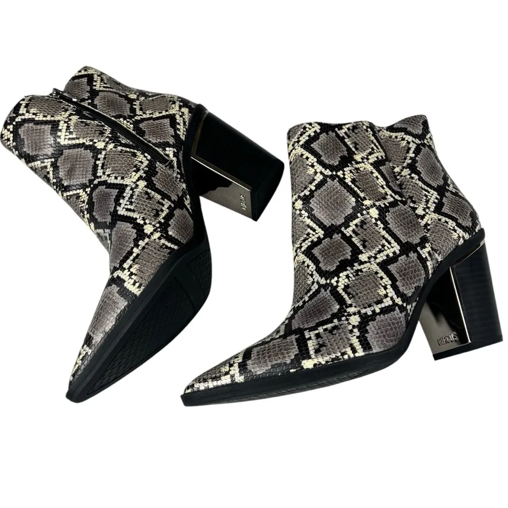 Circus Sam Edelman Snake Skin Print Booties - Image 7