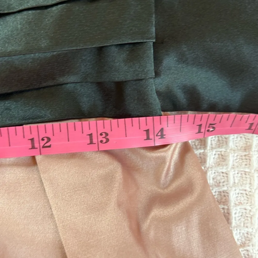 XOXO black bodice floral appliques coquette glam pink rose party dress NWT Sz 7 - Image 12