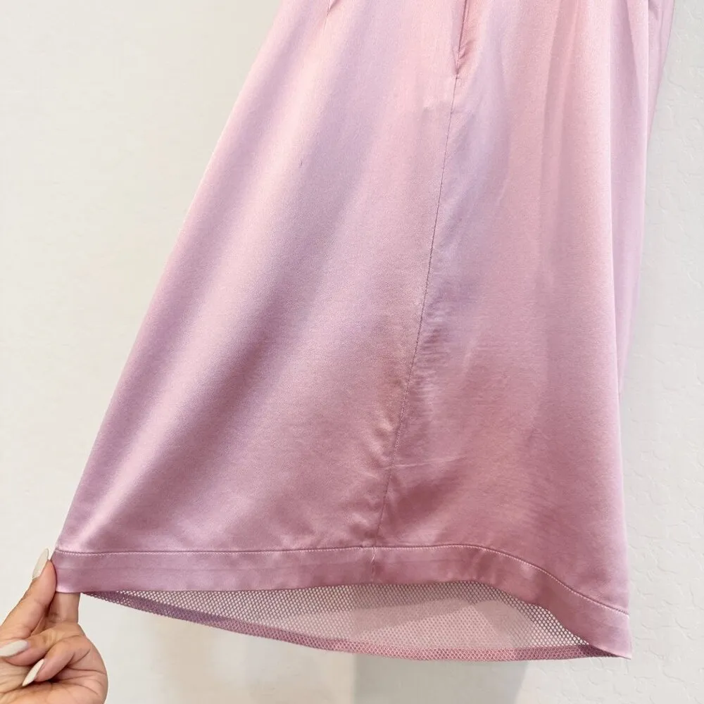 Fleur Du Mal Silk Cocktail Dress in Lavender Party Romantic Fairy Event‎ Size 2 Purple - Image 11