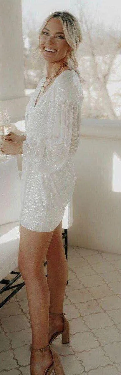 Sequin Mini Dress - Image 2