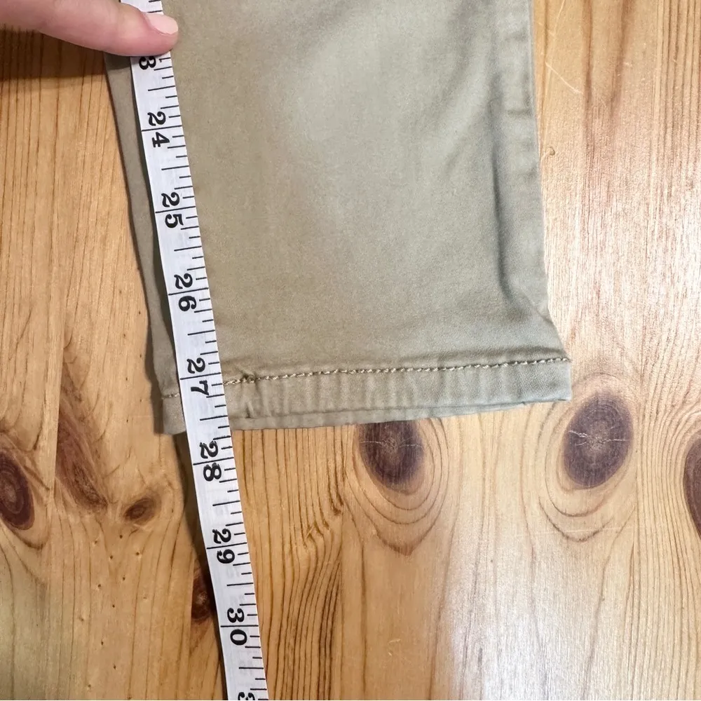 American Eagle  Khaki Skinny Leg Beige Pants Uniform Office School Women’s Size 6 - Image 8