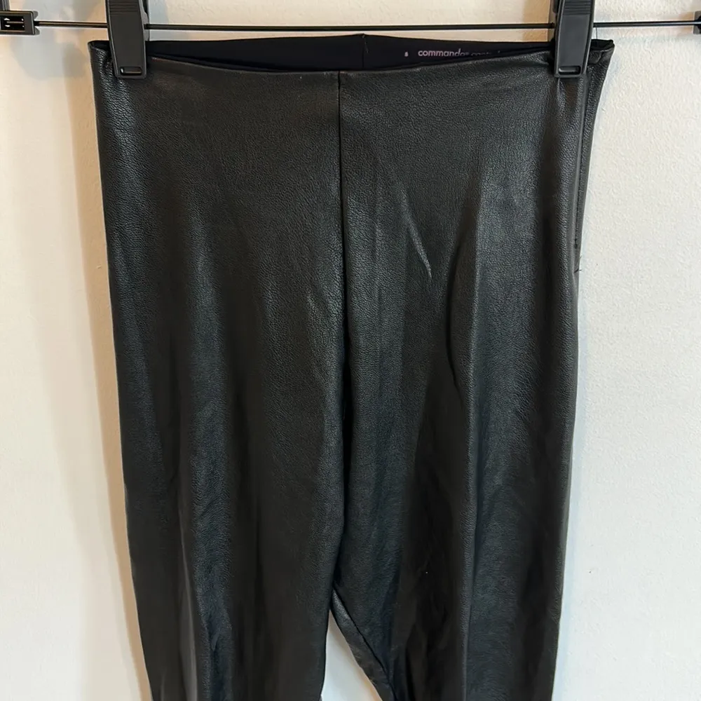 Commando Perfect Control Faux Leather Leggings Black - Image 5