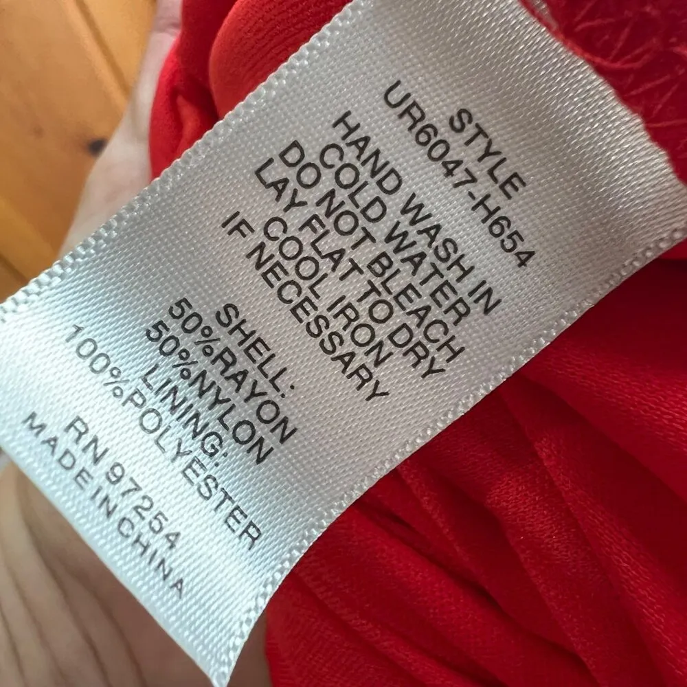 One Clothing V-Neck Sleeveless Romper Red Size Medium - Image 9