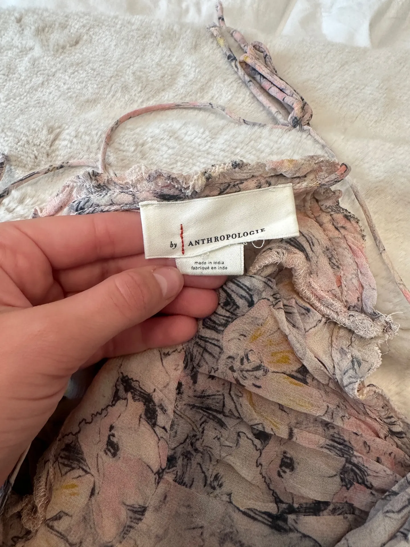 Anthropologie Sheer Curtain Top XS - Image 4