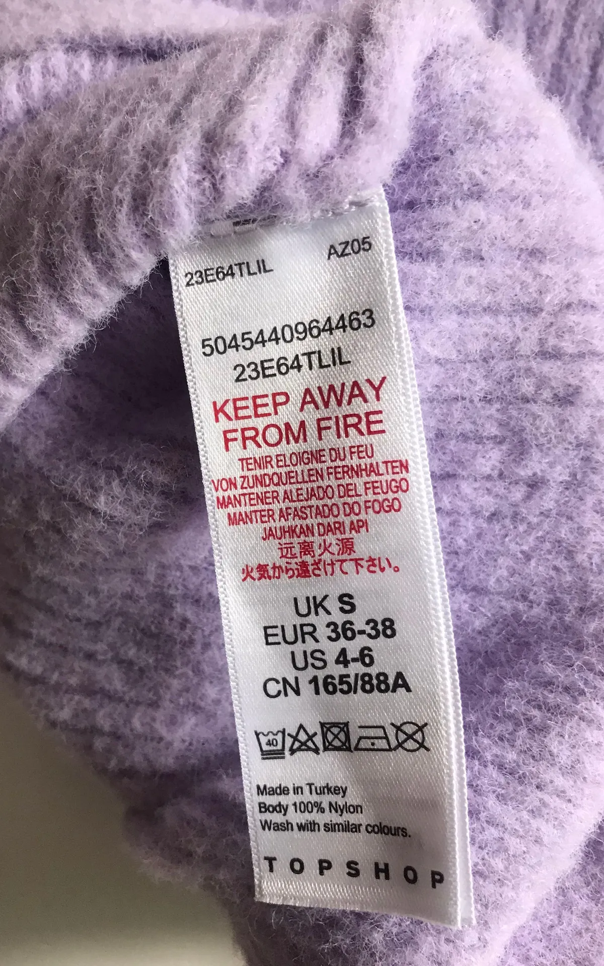 Lavender Soft Crop Sweater - Image 6