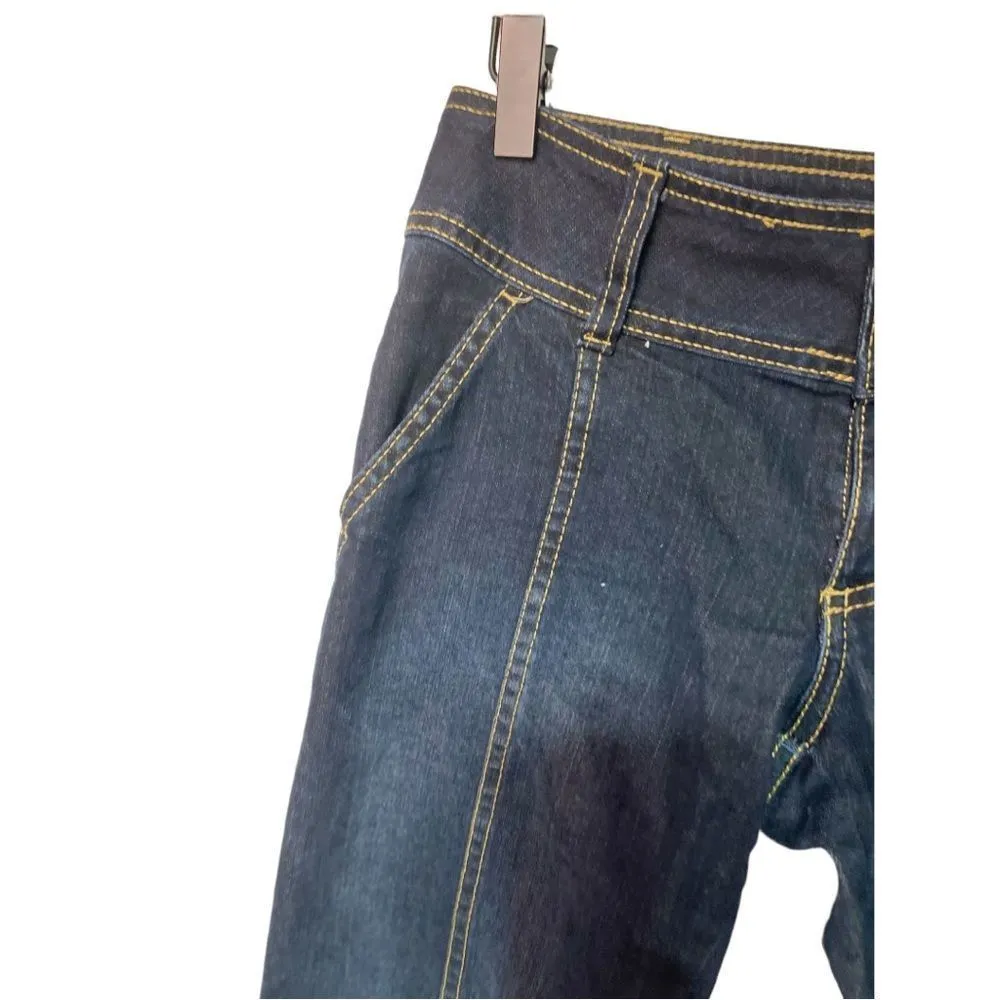 Vintage Jordache Lo Rise Stretch Jean 3/4  Distressed - Image 7