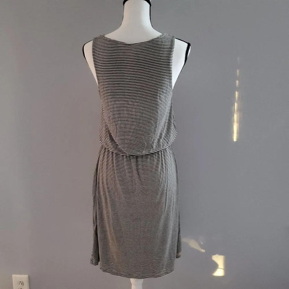 H&M Basic Striped Sleeveless Tee Dress Size S - Image 2