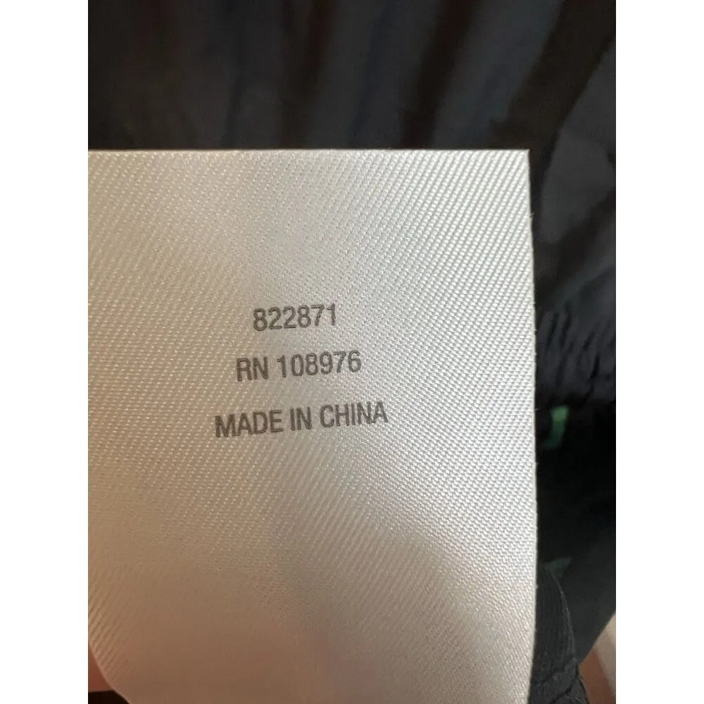 G By Giuliana Black Sleeveless Tank Dress Large Colorful Trim Tie Waist Pockets - Image 9