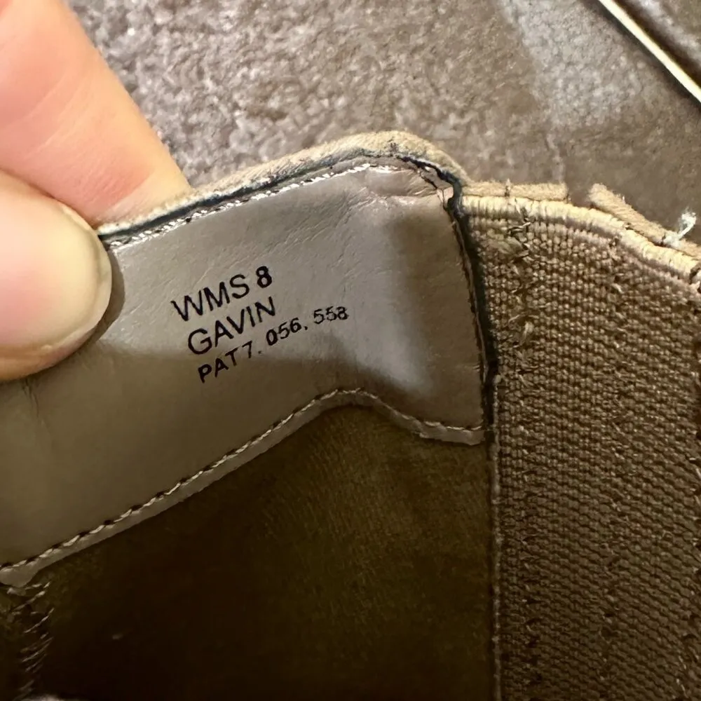 REPORT Gavin Style Suede Wedge Booties Shooties - Image 7