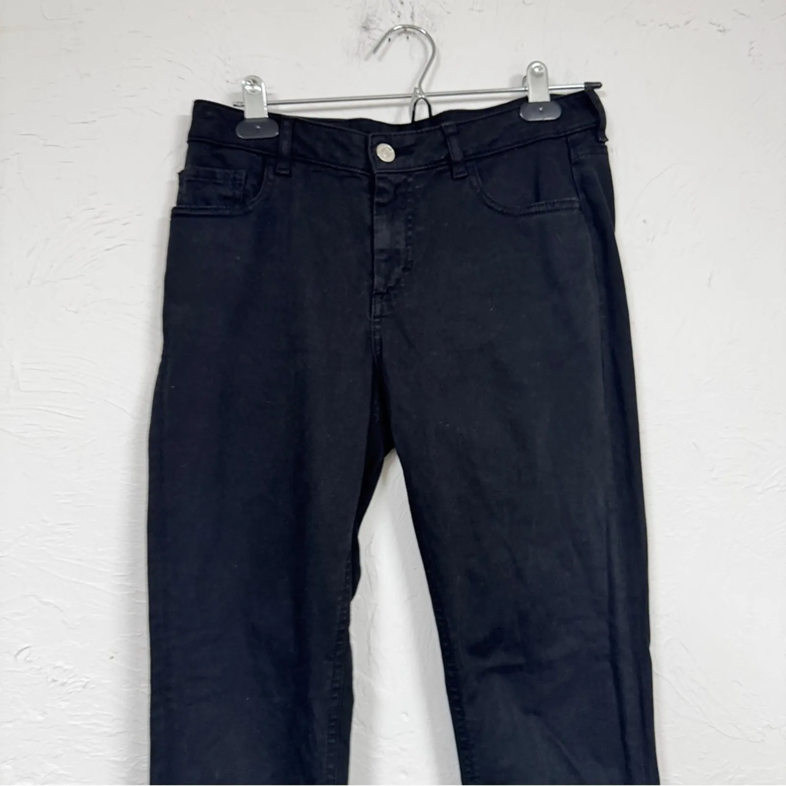 Lacoste Black High Rise Skinny Jeans Womens 27 Denim Classic Casual Fall Luxury - Image 2