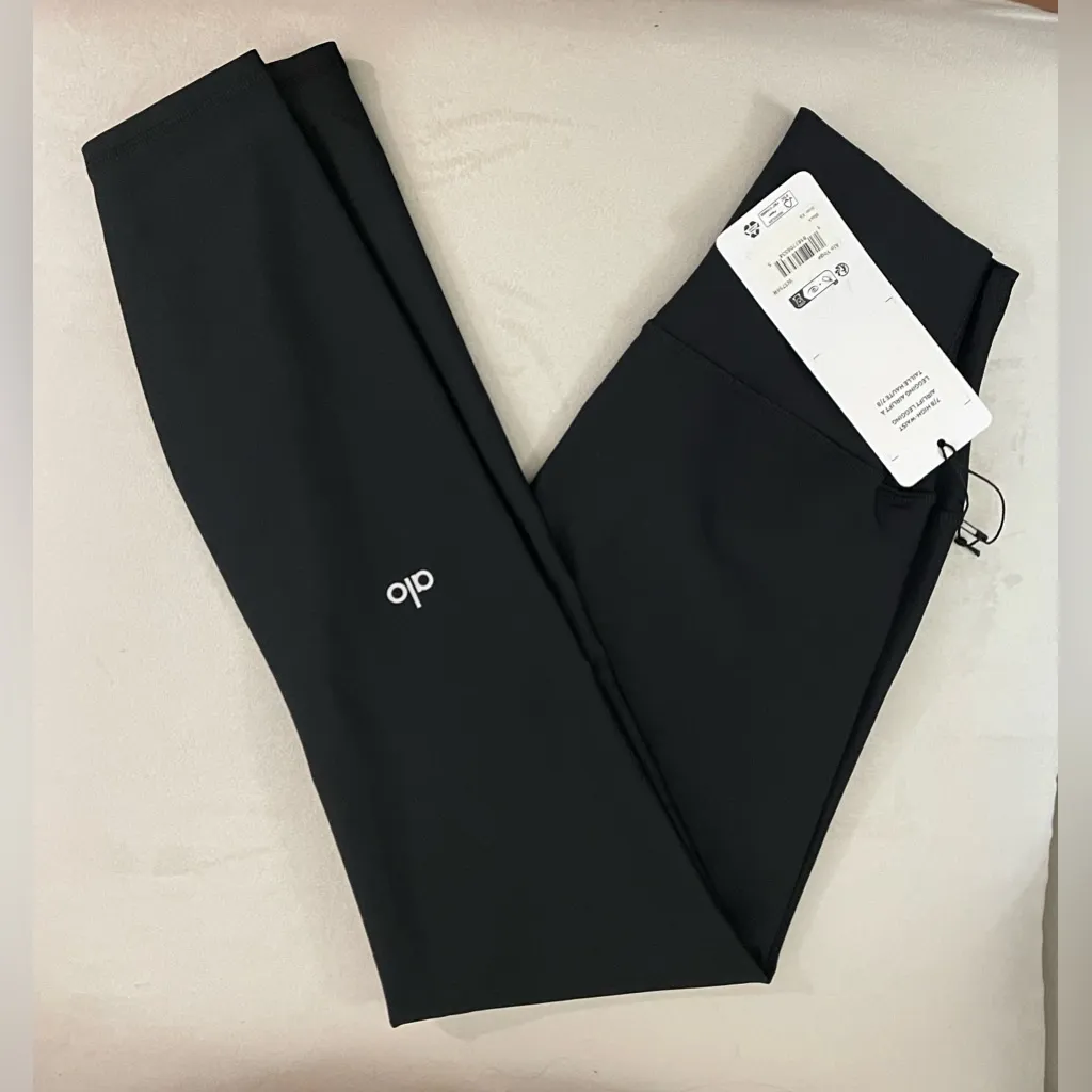 Alo Yoga NWT 7/8 High Waisted Airlift Leggings Black Color Size XS - Image 11