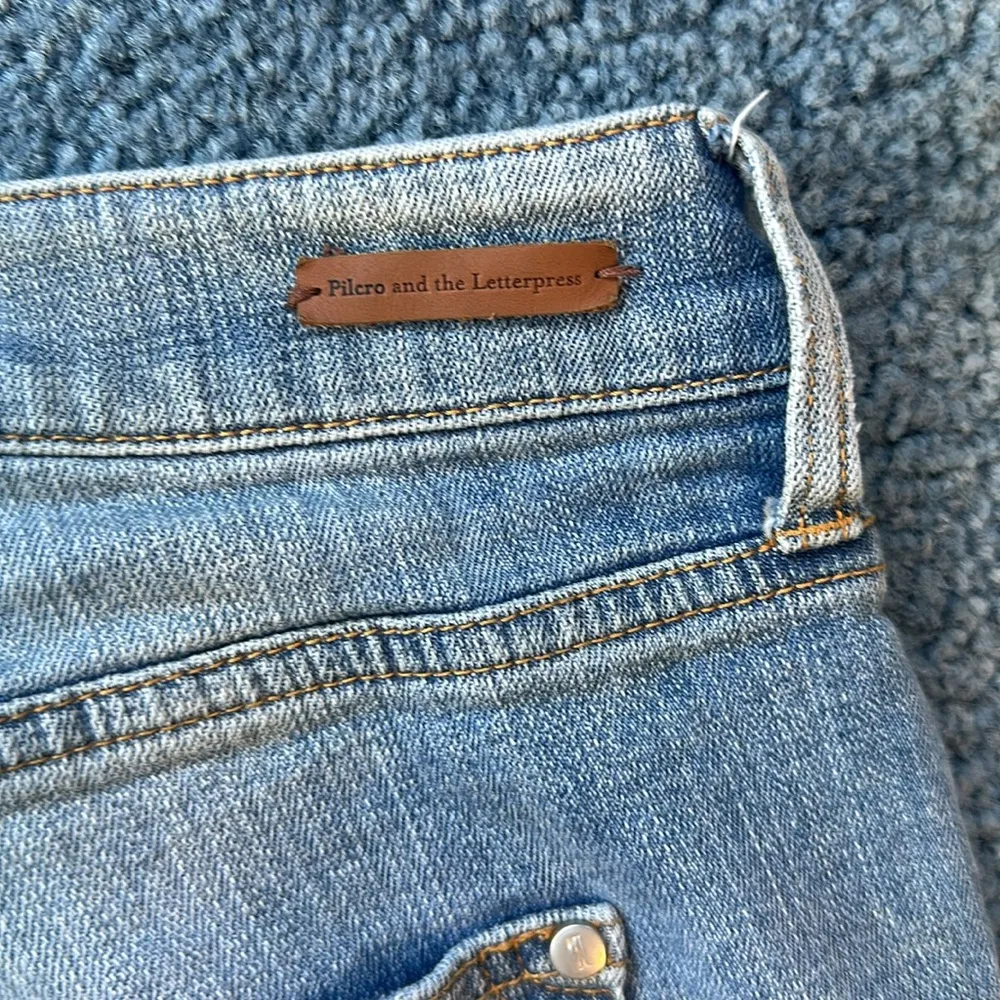 Pilcro and the Letterpress Hyphen size 32 from Anthropologie distressed crop 12 - Image 11