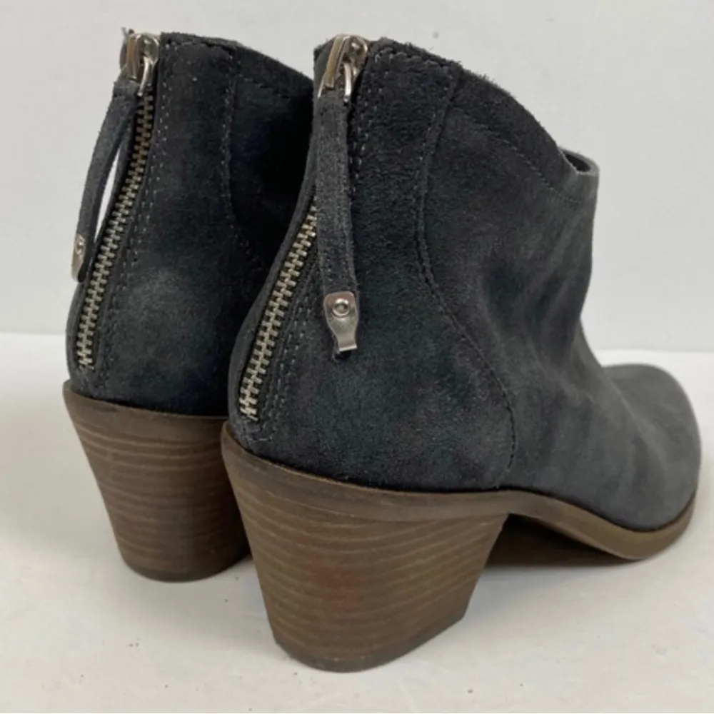 Dolce Vita Elisa dark gray suede ankle booties Size 9 - Image 6