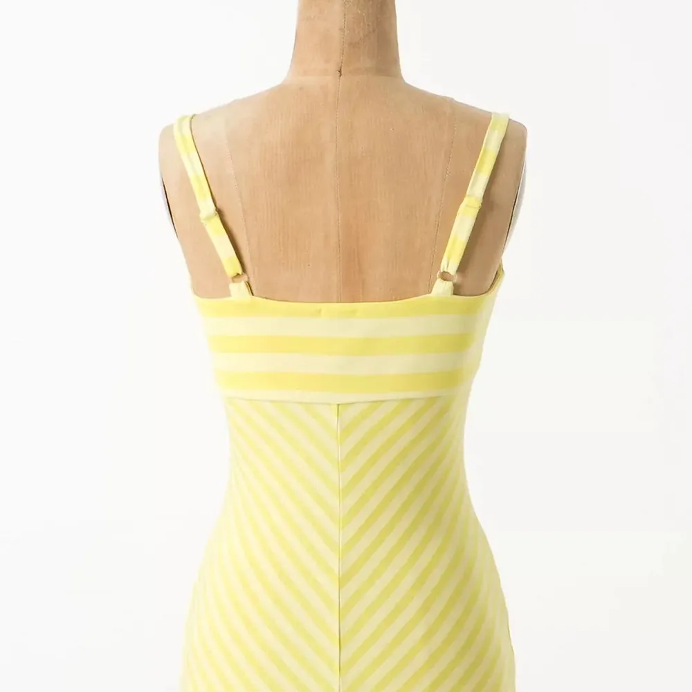Ella Moss Striped Yellow Spaghetti Strap Tank - Image 2