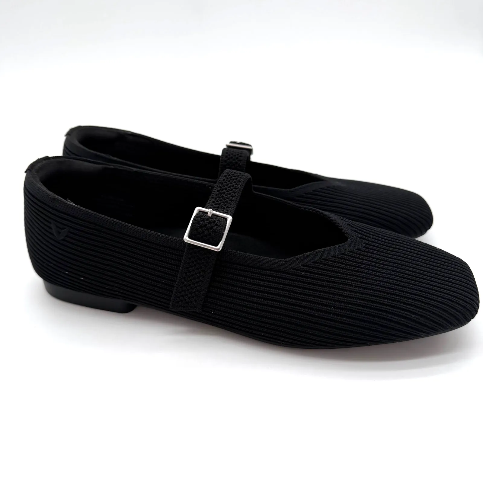 Vivaia Margot Mary Jane Comfort OldMoney Washable Arch Support Flats Black 7 - Image 2