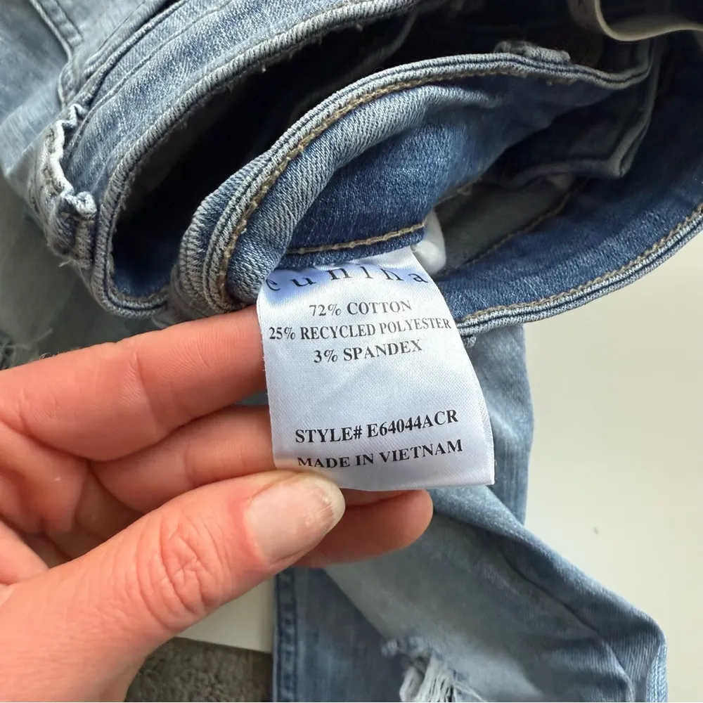 Eunina Distressed Stretch Skinny Jeans size 5 - Image 5