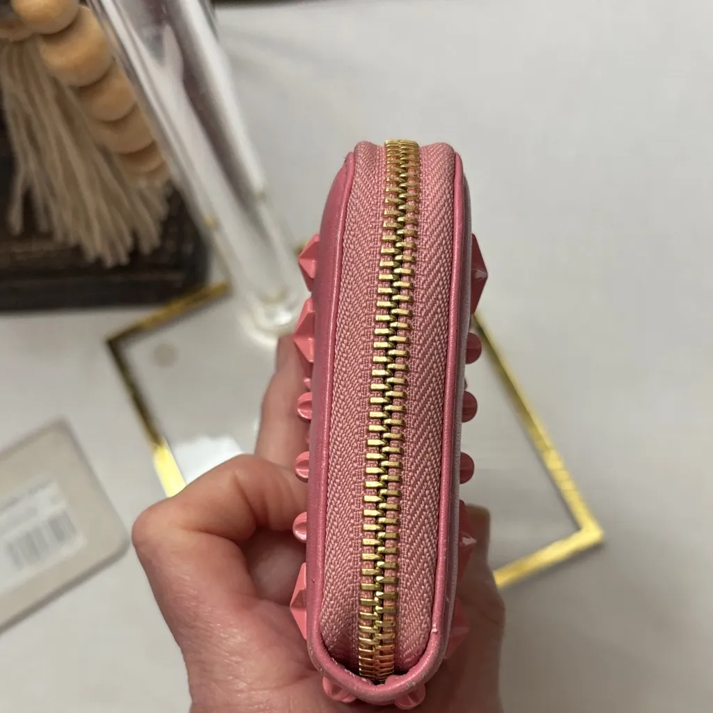 Jimmy Choo Pink Star-Embellished Wallet - Image 13