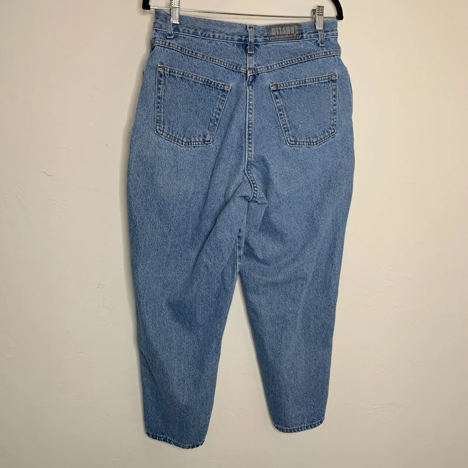 Gitano Vintage Jeans 33" Waist Light Wash 90s 16 Petite Blue Size 12 - Image 3
