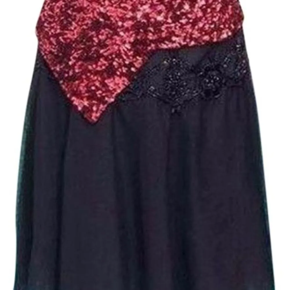 Cache Red Sequin Encrusted Halter Asymmetrical Bustier Event Lined Top $138 NWT - Image 5