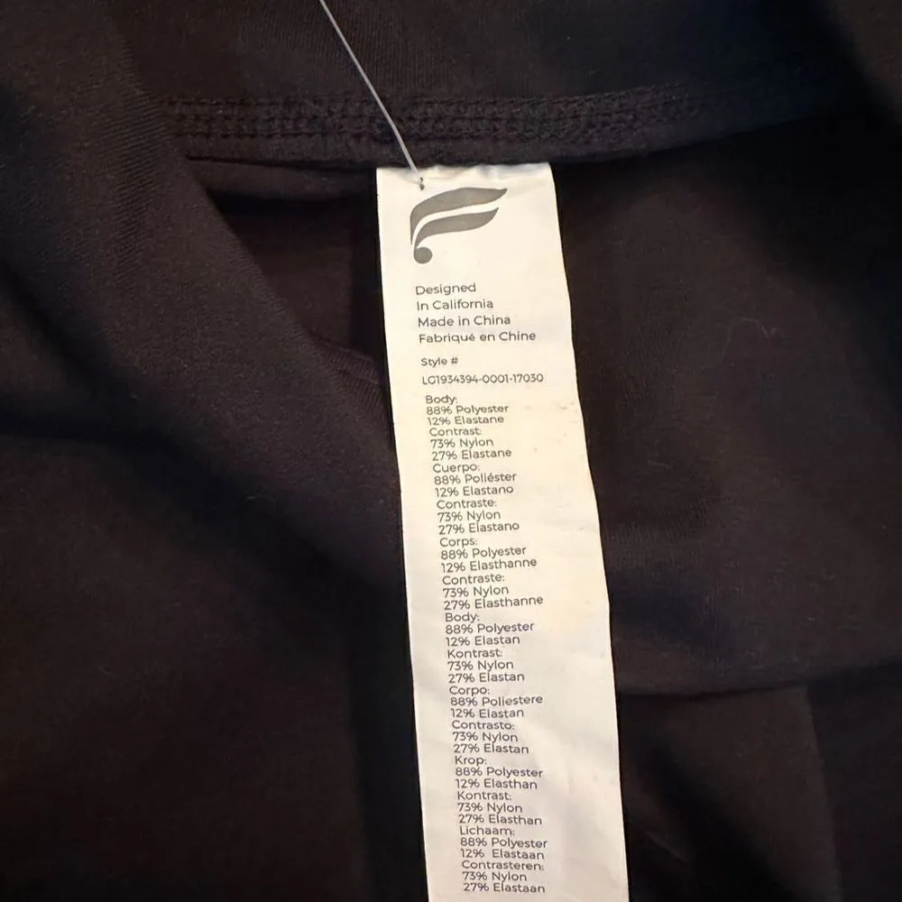 Fabletics Dynamic High-Waist Lattice Leggings Black S Gym Yoga Moisture-Wicking - Image 7