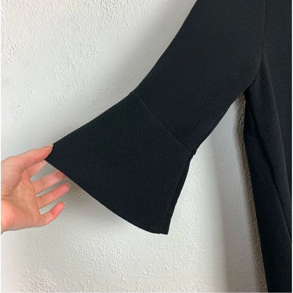 Eloquii Black Bell Sleeve Blouse Top - Image 7