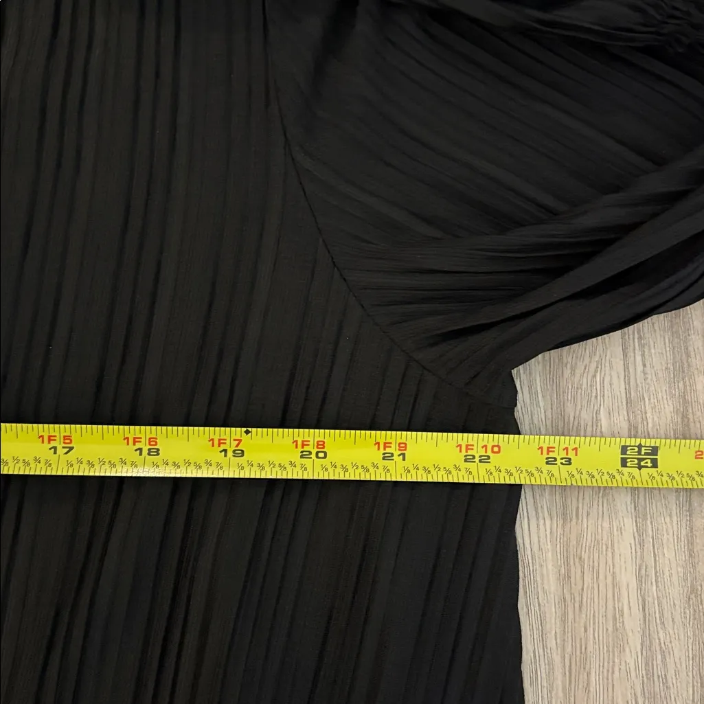 New Free People Can't Help It Long Sleeve Mini Dress Small Black OB998026 - Image 10