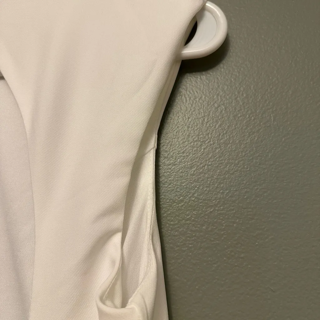 NWT True Violet Bridal Cap Sleeve Backless Maxi Dress in Ivory UK 12 / US 8 White Size undefined - Image 7