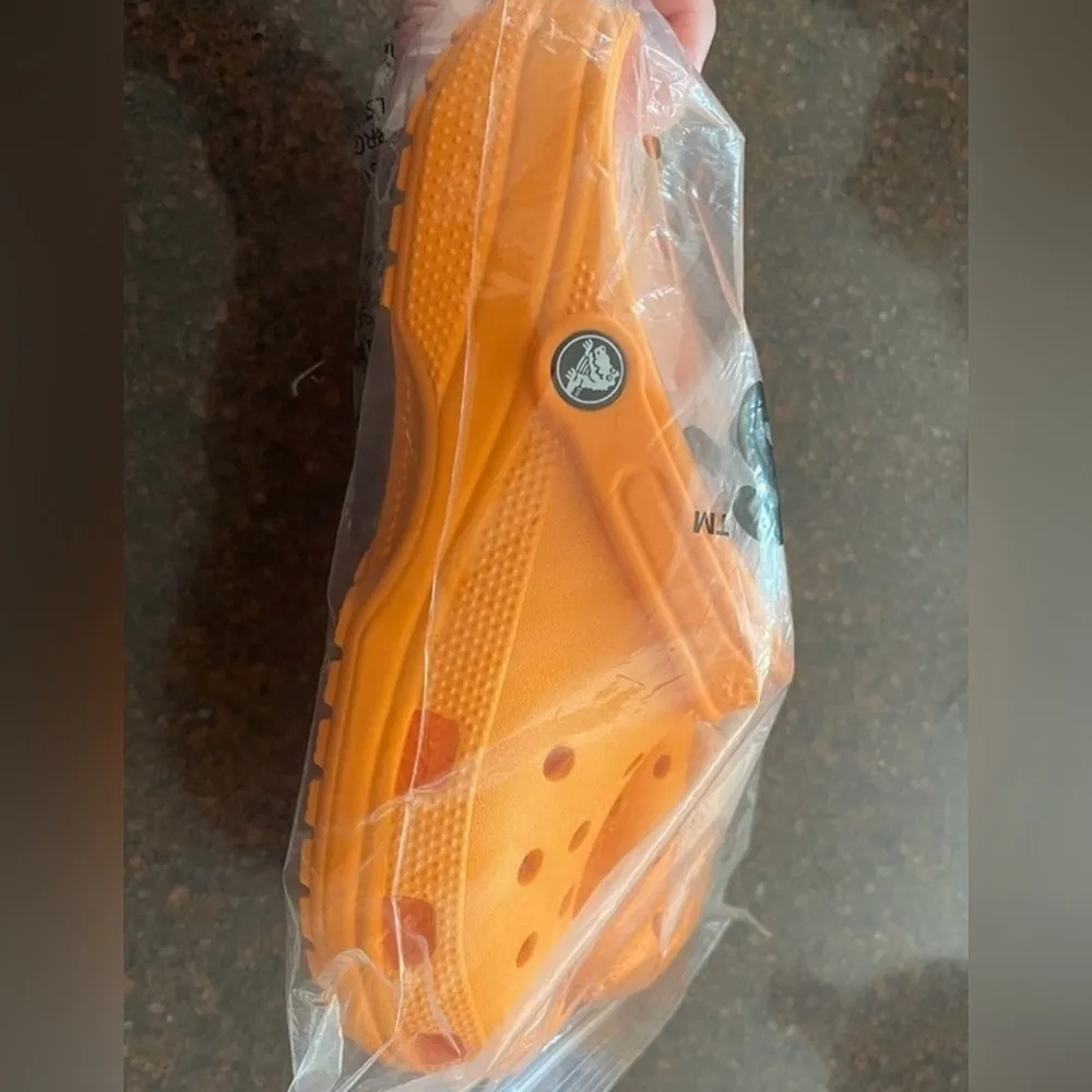 Crocs Orange Slip On - Image 3