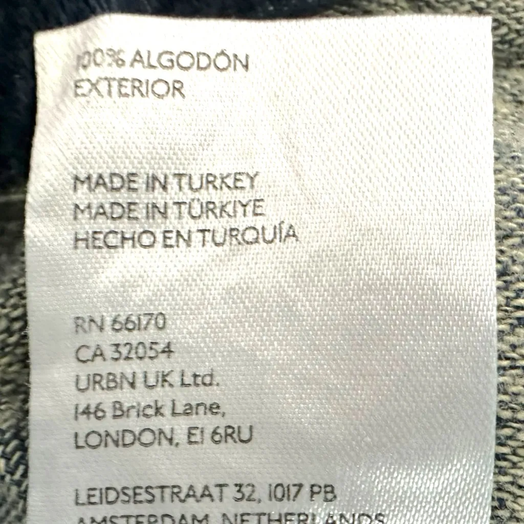 Free People Bohemian Relaxed Midnight Voyage Harem Jeans Dark Wash Size Large - Image 13