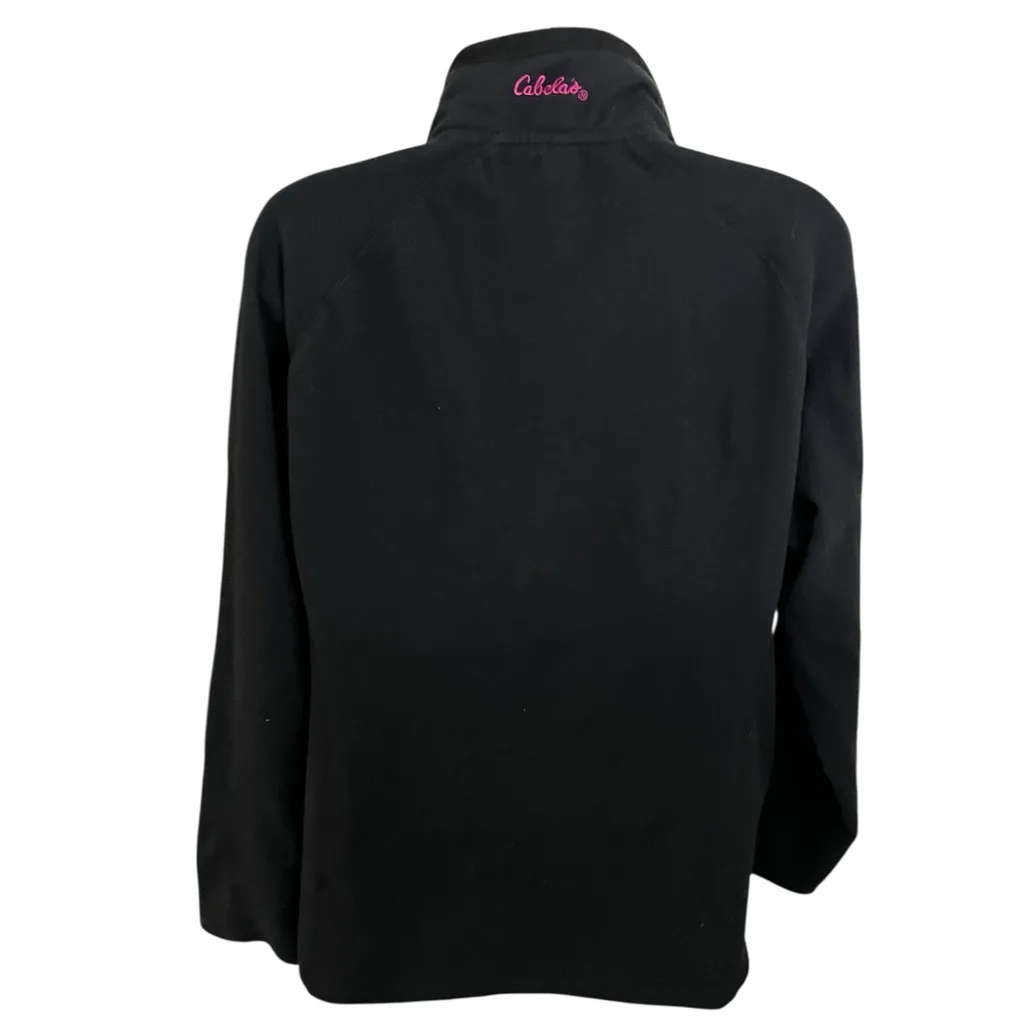 Cabela’s Quarter Zip Pullover Black Large - Image 4