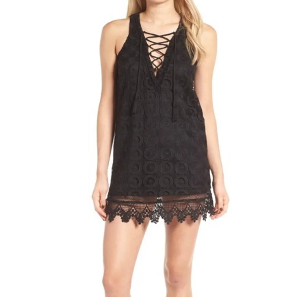Lovers + Friends Escape Crochet Knit Dress NWT Size XS - Image 12