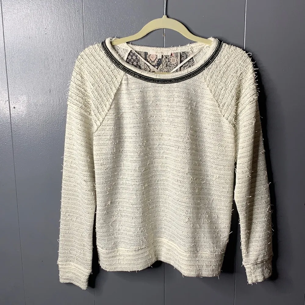 MISS ME Floral Blouse Back Sweater Size‎ Smal - Image 6