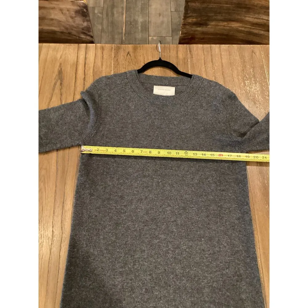 Revolve Brochu Walker Ebella longsleeve Layered cashmere wool Grey Shirt Dress M - Image 7