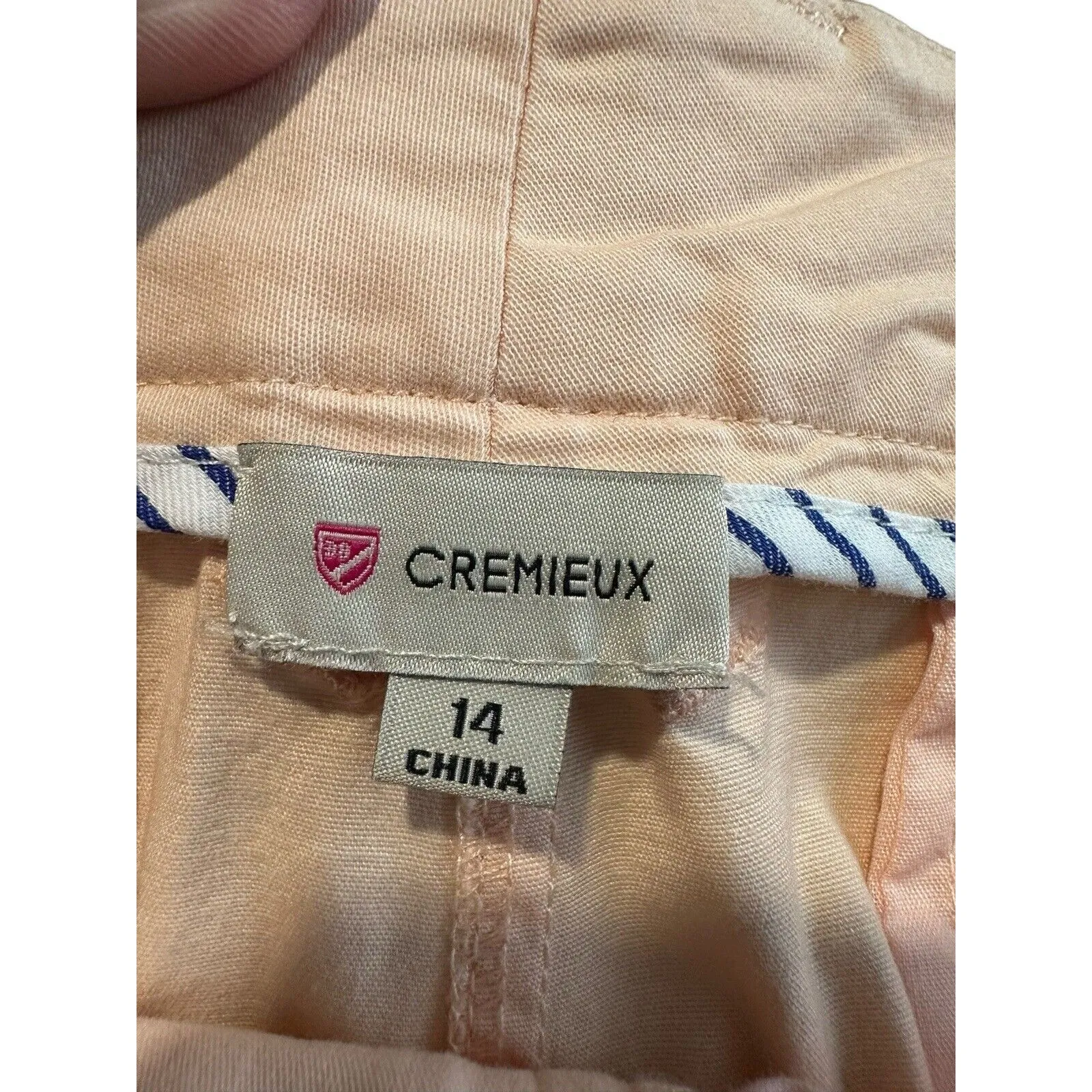 NWT Cremieux Women’s Shorts Size 14‎ Peach 4 Inch Inseam Lightweight Stretch GH4 - Image 4