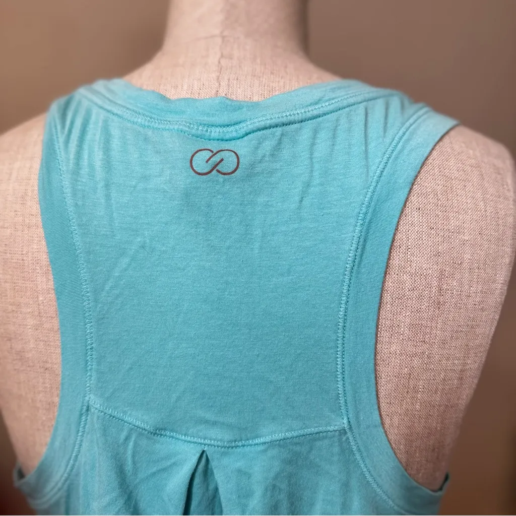 Calia Aqua Blue Ombre Sleeveless Tank Top M Activewear Running Gym Training EUC Size M - Image 6