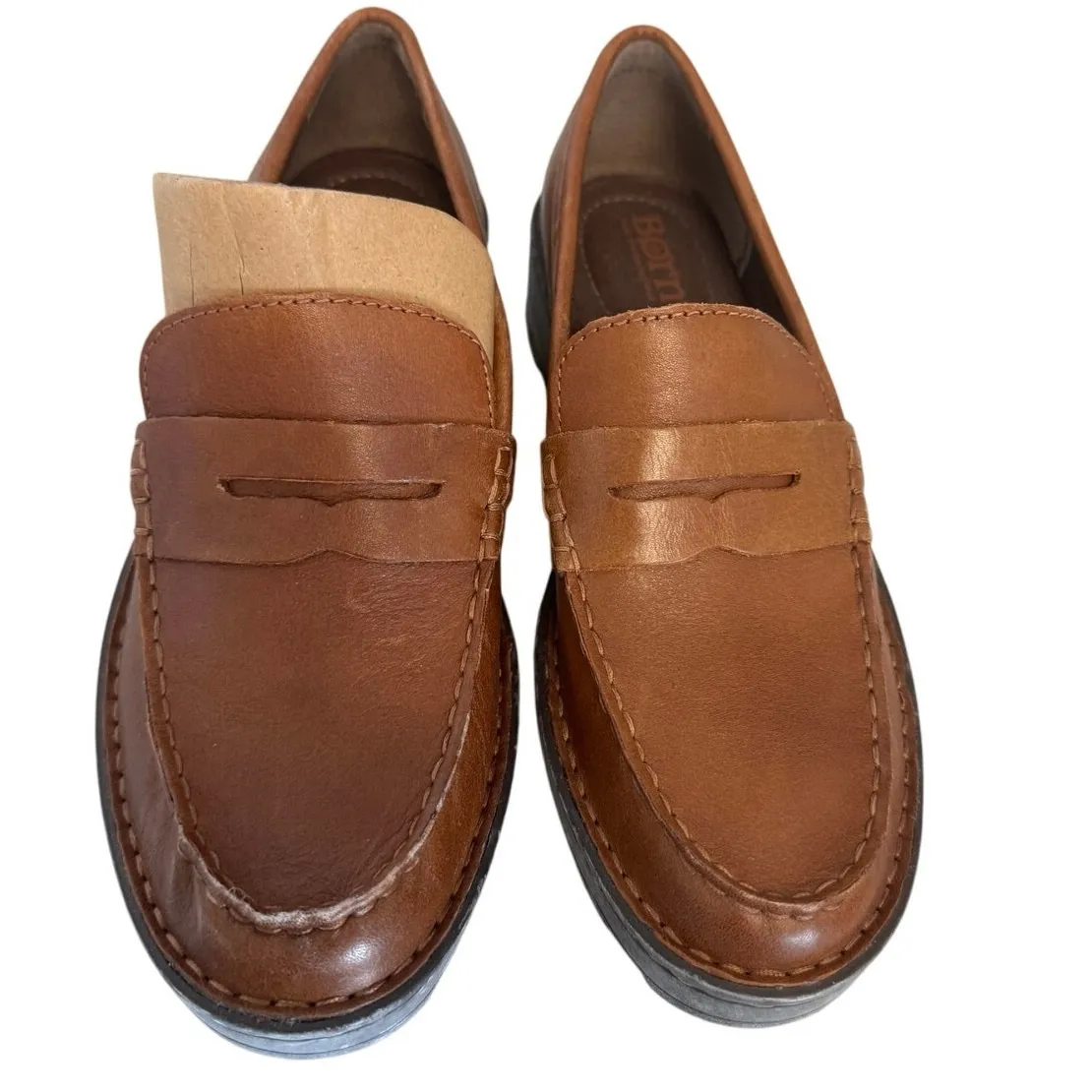 BORN Penny Loafers Size 6.5 New without Box Brown - Image 4