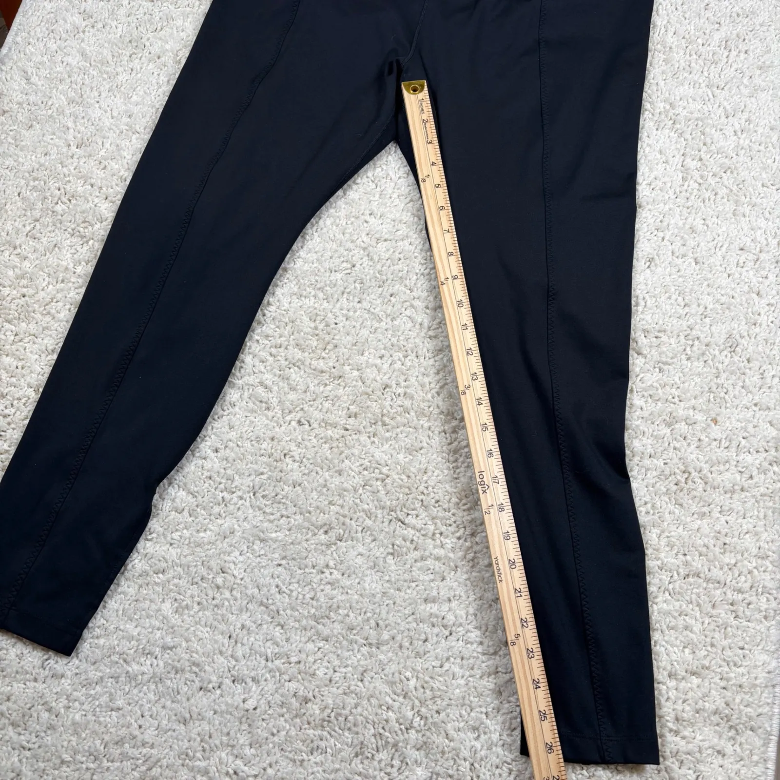 Nike Dri Fit Womens Leggings Black Athletic Workout Gym Size 2X - Image 2