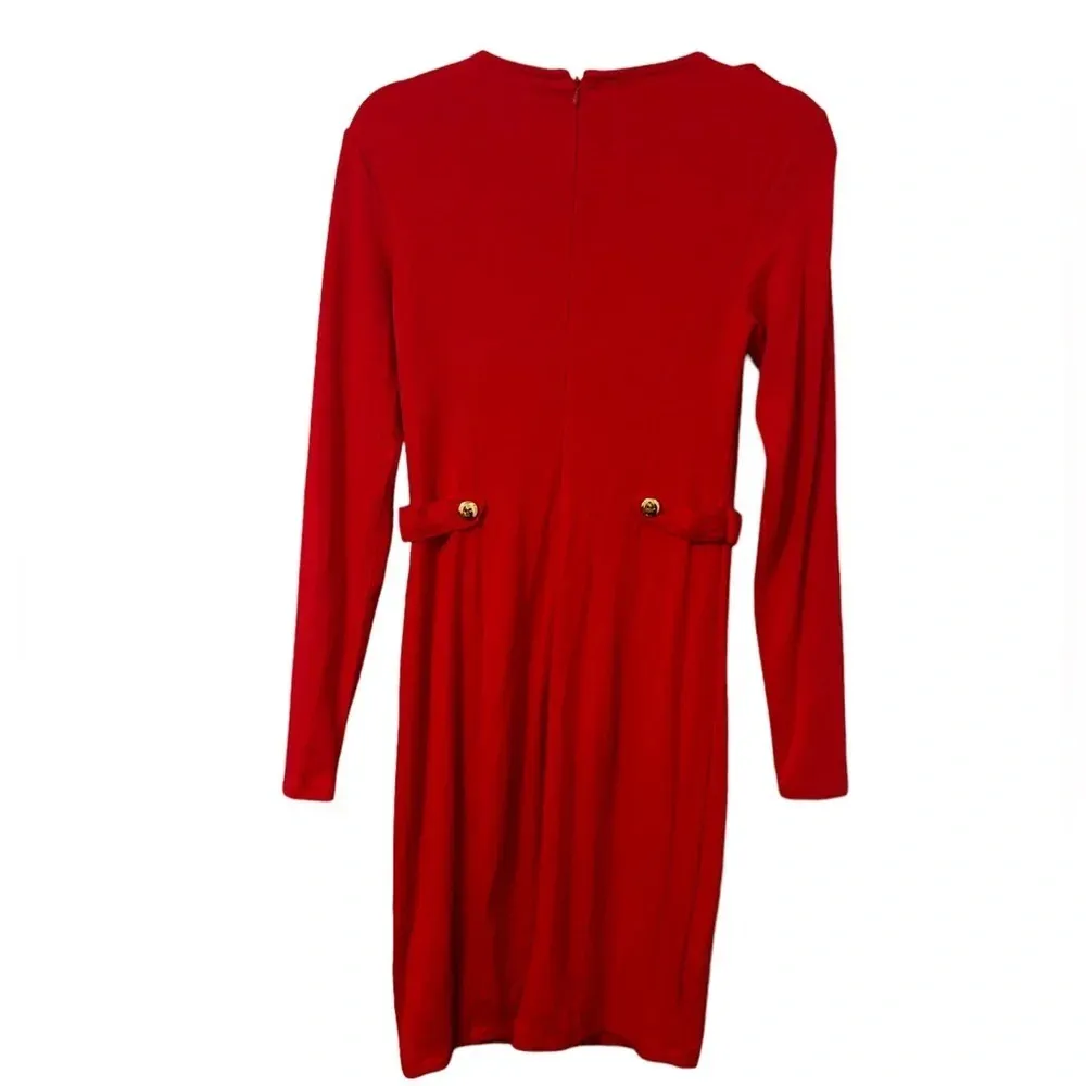 NWT CARMEN MARC VALVO LONG SLEEVE DRESS - Image 2